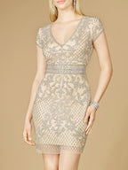 Lara 29571 - Embellished Short Dress
