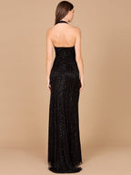 Halter Neck Dress with Keyhole
