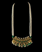 PS559 Hyderabadi / Nizami tirmani in fresh water pearls with chandbali( READY TO SHIP )