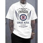 Cruz Azul "Papa Chingon" T-Shirt – Liga MX Soccer Dad Graphic Tee