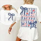 "American Honey" – Coquette 4th of July Girly Vintage USA Top