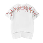 ET516 Sakura Flowers Embroidered Tee