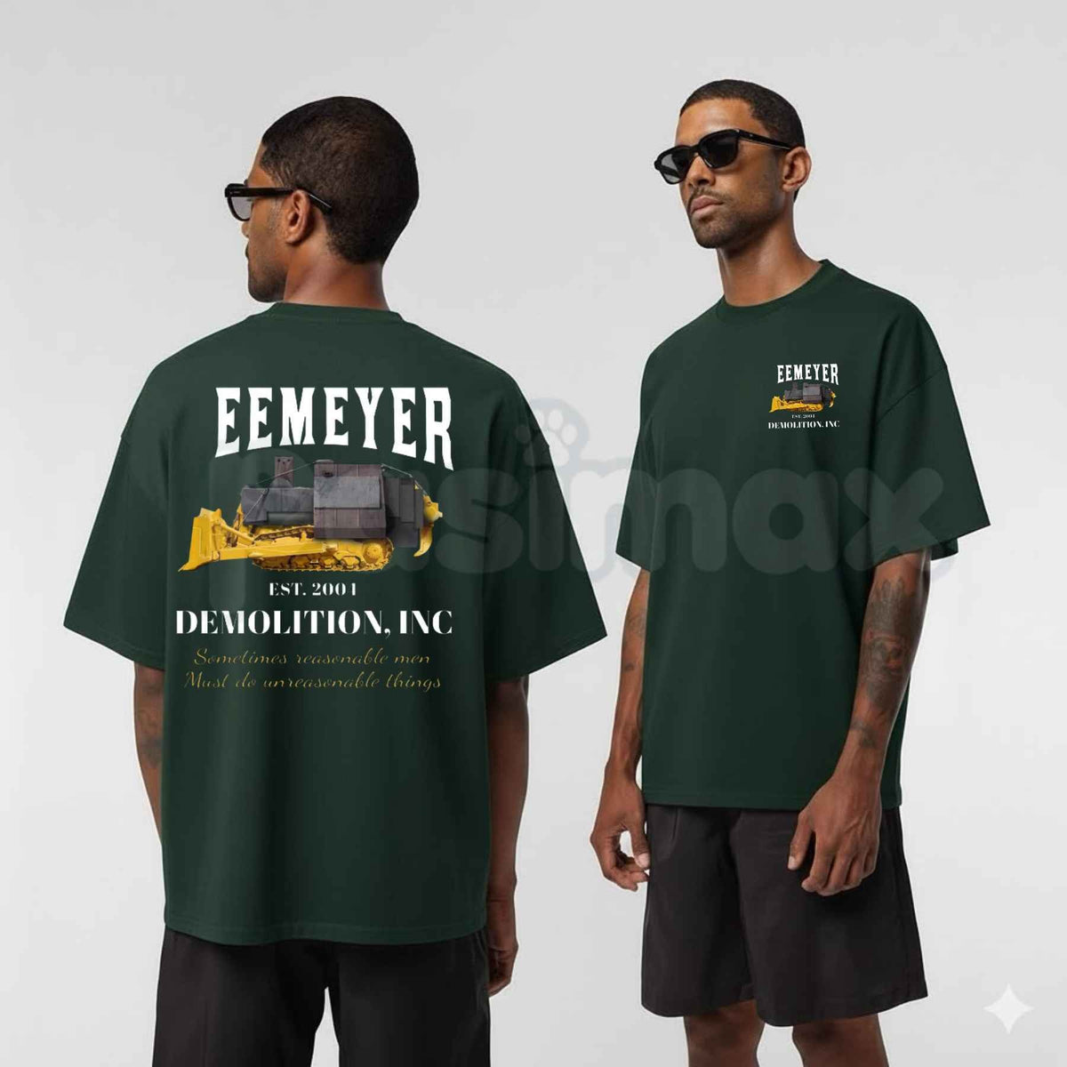 Heemeyer Demolition Inc T Shirt – Vintage Heavy Equipment Mechanic Tee, Legendary Killdozer Memorial Unisex Cotton Streetwear Graphic Shirt