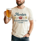"Ella's Fellas Club" – Vintage Western Country Concert Graphic Top