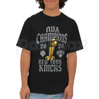 New York Knicks NBA Champions T-Shirt – Knicks Nation Victory Celebration Novelty Graphic Tee