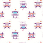Miami Beach Watch Pink Two-Piece Set