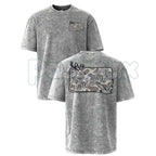 Deer & Mallard Duck Camo T-Shirt – Retro Wildlife Hunting Graphic Tee, Vintage Washed Lightweight Cotton Outdoor Unisex Top