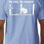 No Risk No Rewards Turkey Shirt – Bold Hunting Graphic Tee, Patriotic Outdoorsman T-Shirt for Men & Women