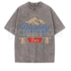 Daddy Needs A Beer T-Shirt – Funny Father's Day Vintage Washed Tee, Retro Lightweight Cotton Men's Graphic Top, Humorous Bar Streetwear