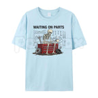 Wrench & Bones Garage Skeleton Tee – Funny Car Enthusiast Gift, Mechanic Humor Graphic Shirt for Men & Women