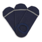 Heston Navy No Show - 3-Pack
