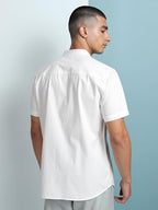 Ketch MenS Slim Fit Shirt (Khsh001811_White
