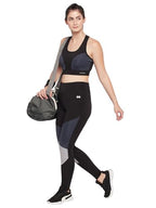 Clovia WomenS Snug Fit Active Ankle Length Tights (Ab0109P13_Black_L)