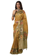 Libas Printed Chinon Saree For Women (92782P)
