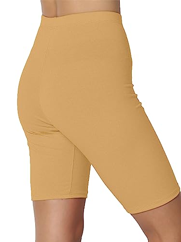 KYDA Womens Anti Bacterial Cycling Shorts, Under Skirt Biker Shorts, High Waist Stretchable Yoga Shorts & Gym Workout Skin Fit