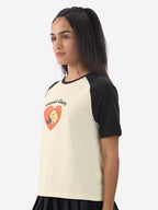 The Souled Store Official Popeye: Classic Charm Women and Girls Short Sleeve Round Neck Round Neck Grey Cotton Relaxed Fit T-Shi