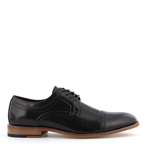 Stacy Adams Men's Dickinson Cap Toe Oxford, Black, 10