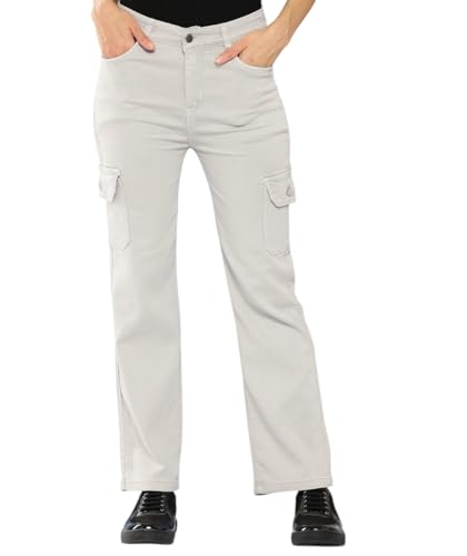 Aarika Girls Casual Light Grey Colour Solid Denim Jeans-(12-13 Years-14-15 Years)-(New_DN-PANT-AD-1649-LIGHT-GREY-40)
