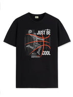 ADRO Mens Graphic Printed 100% Cotton T-Shirt - Regular Fit, Printed T-Shirts for Men (RN24-BCL-BL_Black_2XL)