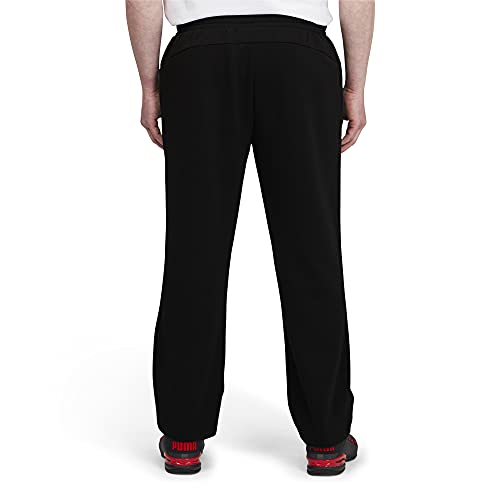 PUMA Mens Essentials Fleece (Available In Big And Tall Sizes) Sweatpants, Cotton Black, XX-Small US