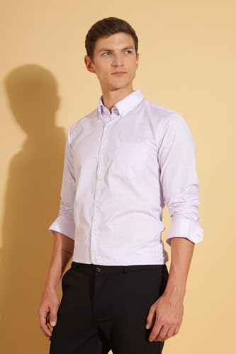 FYLTR Mens Solid Regular Fit Formal Shirt