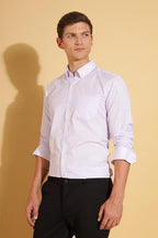 FYLTR Mens Solid Regular Fit Formal Shirt