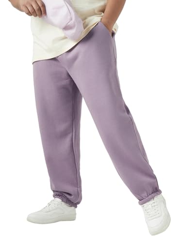 Bewakoof Heavy Duty 1.0 Mens Solid Oversized Fit Fleece Plus Size Joggers_646492_Purple_4XL