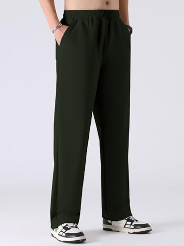 GRECIILOOKS Regular Fit Track Pant for Men (Gl-Tp-1015-2Xl-Green)