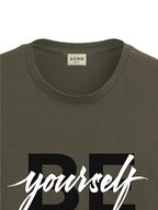 ADRO Men's Solid Regular Fit T-Shirt (RN24-BYO-OL_Olive