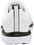 Under Armour Mens Charged Assert 9 Marble Running Shoe, White(101)/Black, 12 US