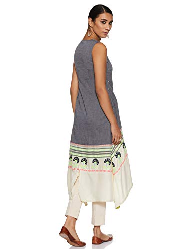 W For Women'S Asymmetrical Hemline Kurta