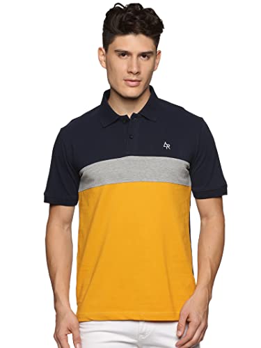 ADRO Premium Polo T-Shirt for Men (PN23-S1-NBGRMU-MU_Mustard_XL)