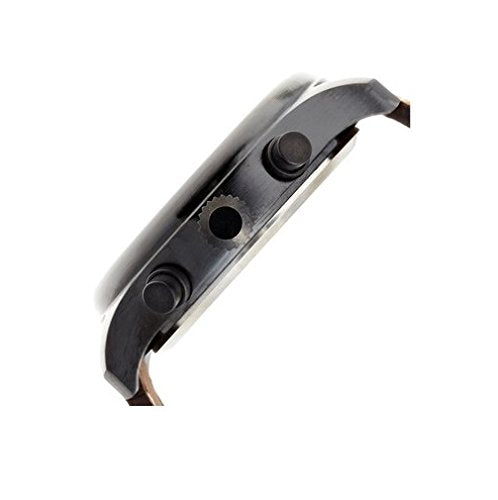 Timex Mens T49905 Expedition Field Chronograph Black/Brown Leather Strap Watch