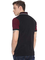 ADRO Premium Men's Polo Regular Fit T-Shirt (Burgundy, Medium)