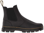 Dr. Martens Unisex Embury Chelsea Boot, Black Wyoming, 8 Women/7 Men