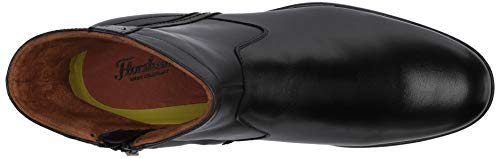 Florsheim Men's Medfield Plain Toe Zip Boot Fashion, black, 12 Wide