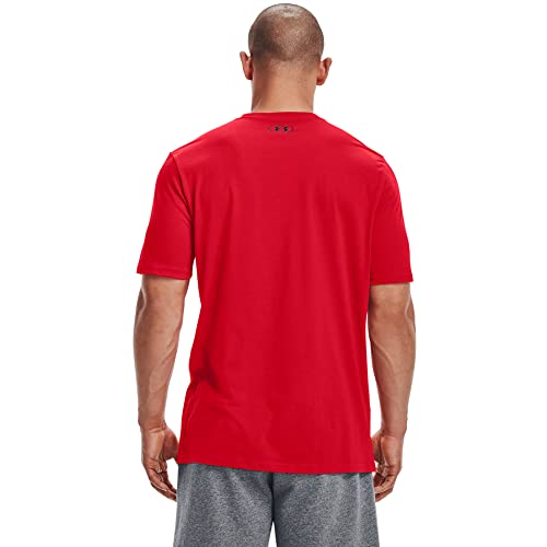 Under Armour Men's UA Sportstyle Left Chest Short Sleeve Shirt LGT Red