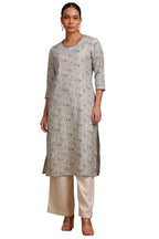 Soch Women'S Linen Regular Kurta (Cws5Ku61274_Off White