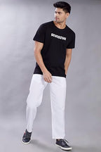 Divisive MenS Relaxed Fit Front Pleated Cotton Linen Trousers