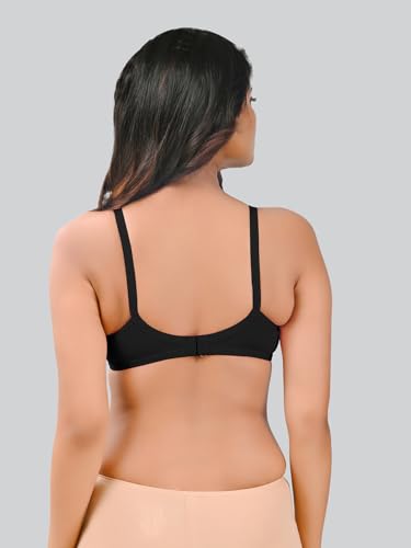 Lux Venus Full Coverage Paded Bra Black