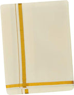 PRAKASAM COTTON - Jari Border Cotton Blended Dhoti For mens
