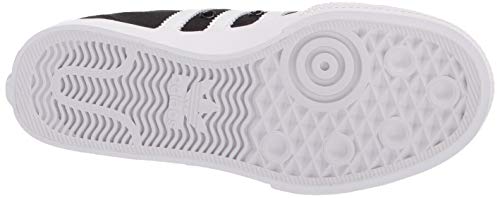 adidas Originals Women's Nizza Platform Mid Sneaker, Black/White/White,6.5 M US