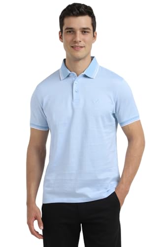 Allen Solly Men Regular Fit Casual Cotton Short Sleeve Polo Shirt