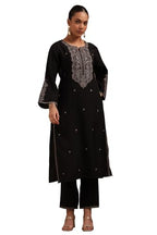 Soch Women Dola Silk Embroidered Kurta Set with Thread Work