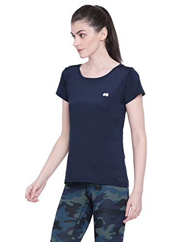 Clovia WomenS Activewear Short Sleeve Sports T-Shirt