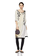 Wishful By W Women'S Straight Kurta (16Fes11026-11373_White_14)
