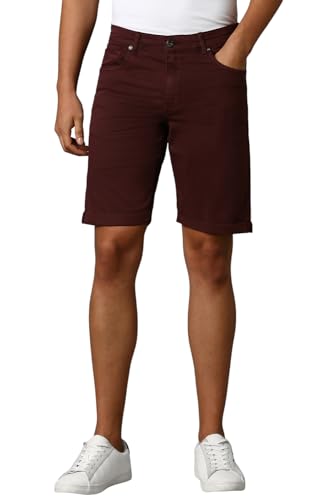 Louis Philippe MenS Chino Shorts (Lrsrcslpg81821_Maroon