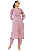 Soch Women Viscose Embellished Kurta Set