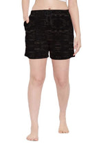 Lyra Pure Cotton Printed Night Shorts For Women
