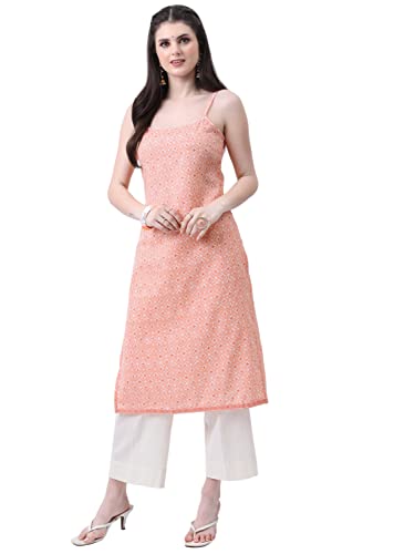 Ketch WomenS Polyester Regular Dress Shirt (Khku000314_Peach